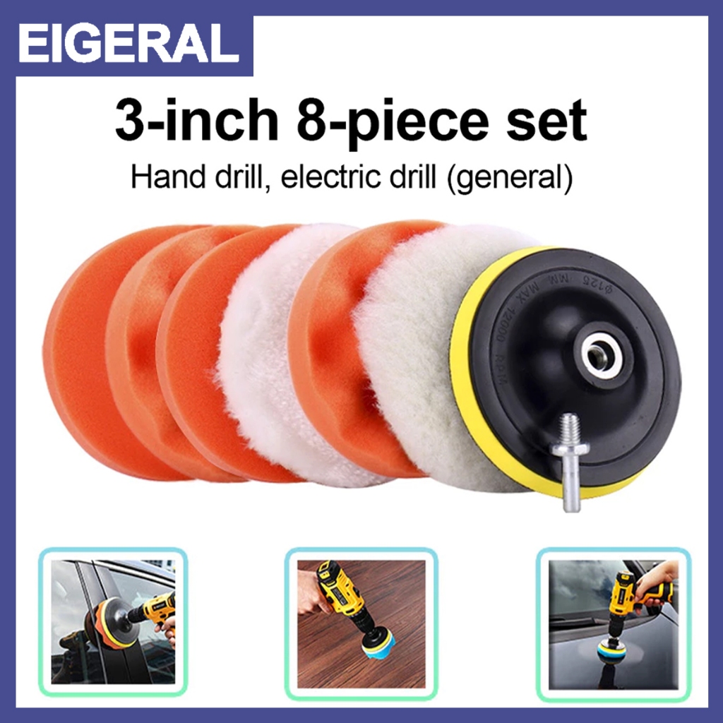 Busa Poles 3 Inch Busa Poles Mobil Motor Busa Alat Poles Body Motor Mobil 7 Pcs