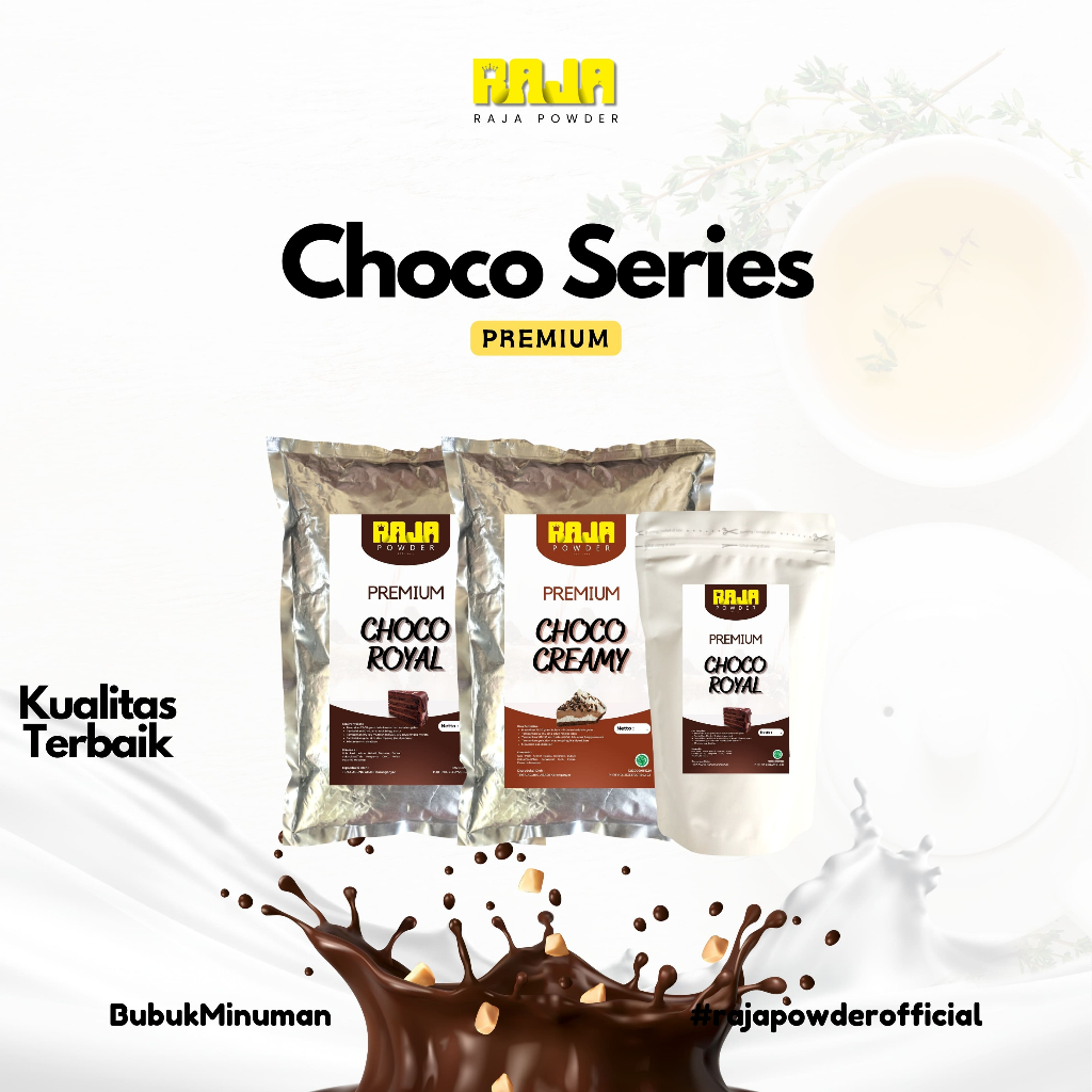 

Bubuk Minuman Choco Series Varian Coklat Premium Terbaik Powder 1000 gram