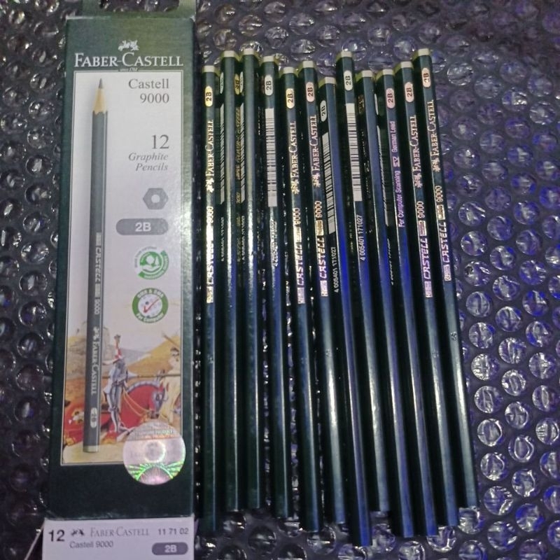 

pensil Faber Castell 2B (1pack isi 12pcs)
