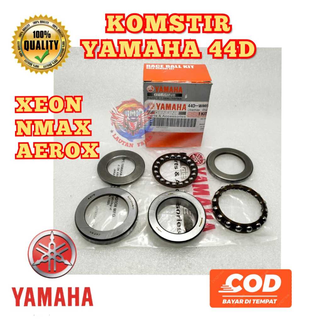 COMSTIR YAMAHA 44D BEARING STANG XEON NMAX AEROX ORIGINAL YGP ASLI MANGKOK KOMSTIR