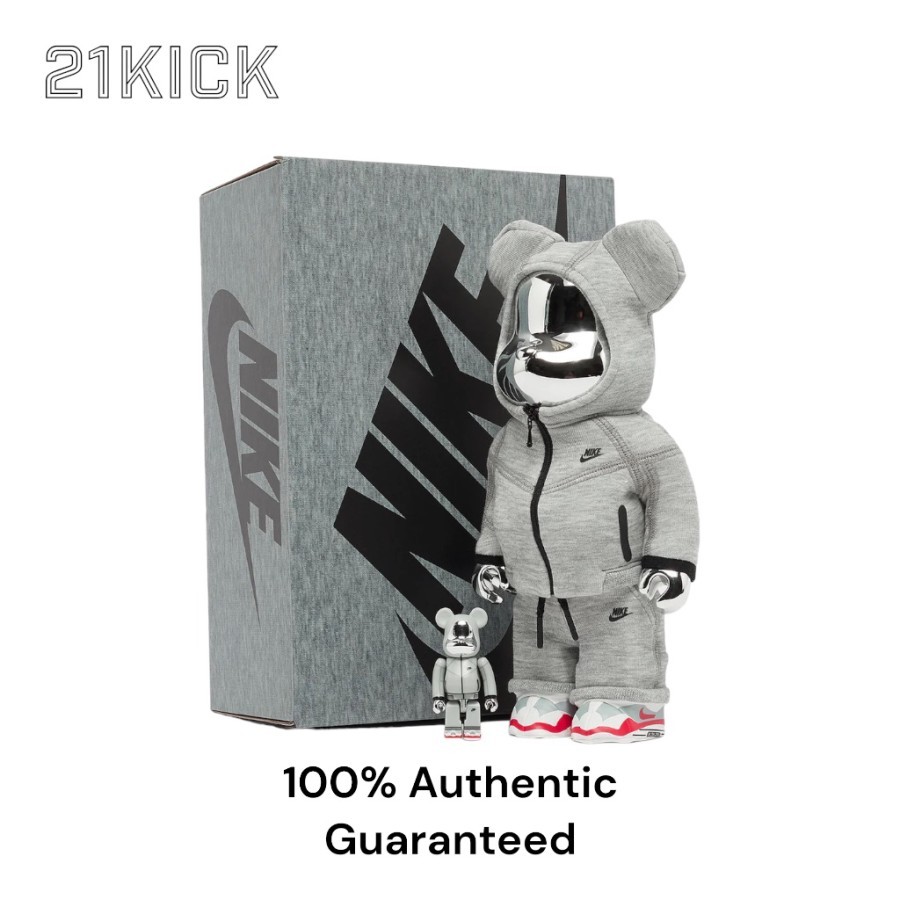 Bearbrick Nike Tech Fleece N98 10 Anniversary 100% & 400% Original