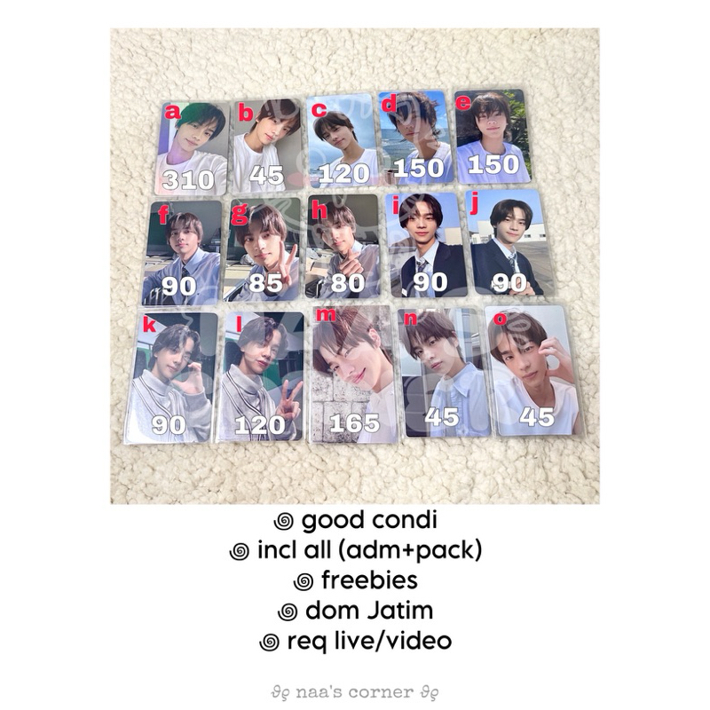 [OFFICIAL] AAB TWS SHINYU PHOTOCARD