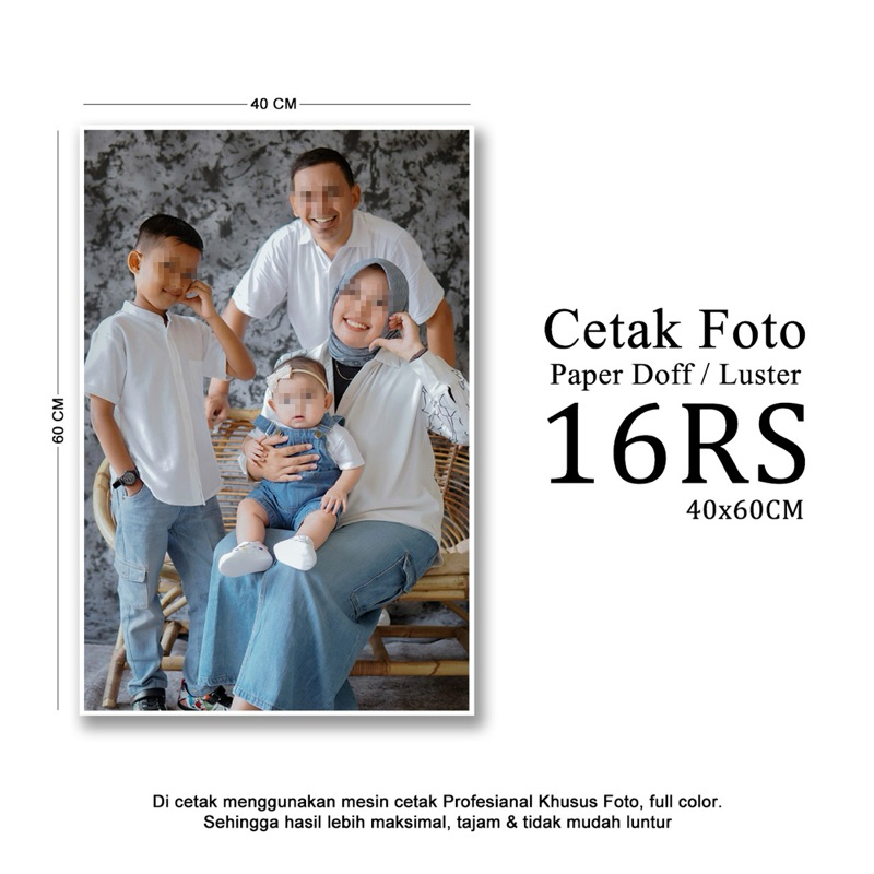 Cetak Foto Besar 12R, 12Rs, 16R & 16RS. Tanpa Bingkai (Foto Wedding - Peewedding)