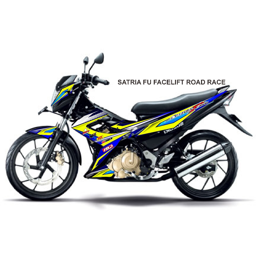 STRIPING STIKER SATRIA F FU FACELIFT CUSTOM ROAD RACE 2013 1014 2015