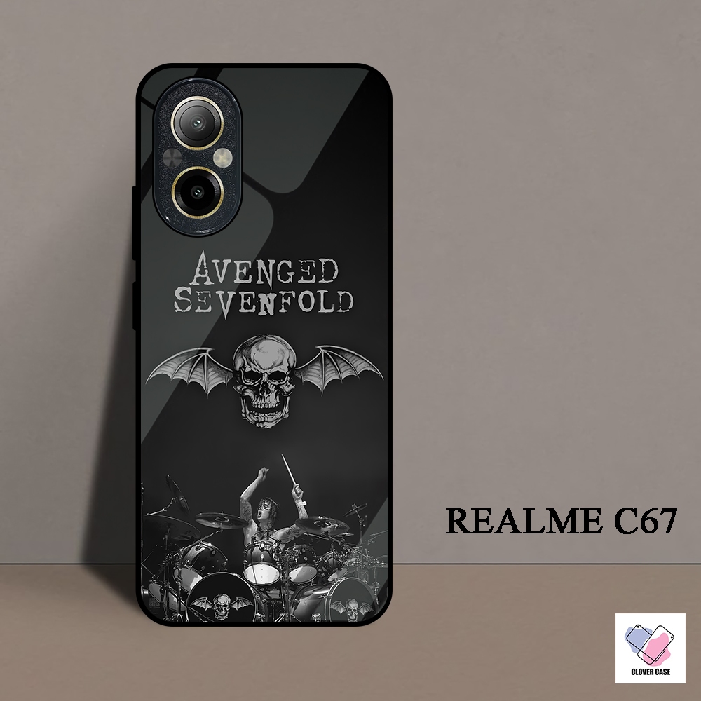 [TH11]  Case Glossy Case | REALME C67 | CASE KEKINIAN LUCU |  Casing Hp Kilau Motif AVENGED SEVENFOL