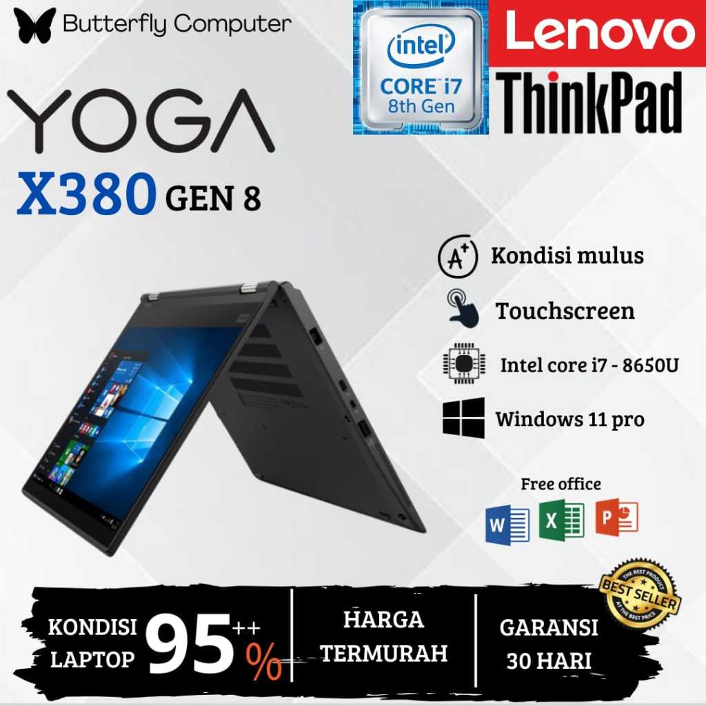 Laptop Lenovo ThinkPad Yoga X380 i7 Gen 8 | 16GB - SSD 1TB | TOUCH | ORI | SSD 512 - 16GB SSD 256