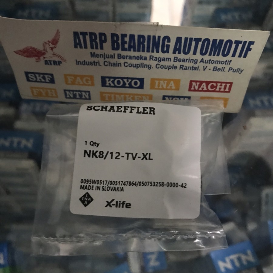 NEEDLE BEARING NK8/12 NK 8/12 INA ORIIGNAL 8X15X12