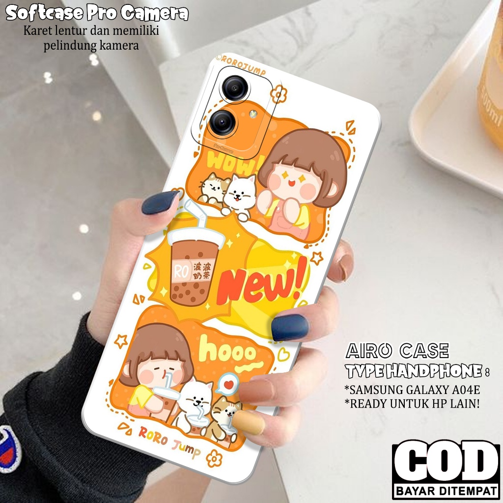 Case Samsung Galaxy A04E - Softcase Samsung Galaxy A04E - Fashion Case KARTUN - Casing Samsung Galax