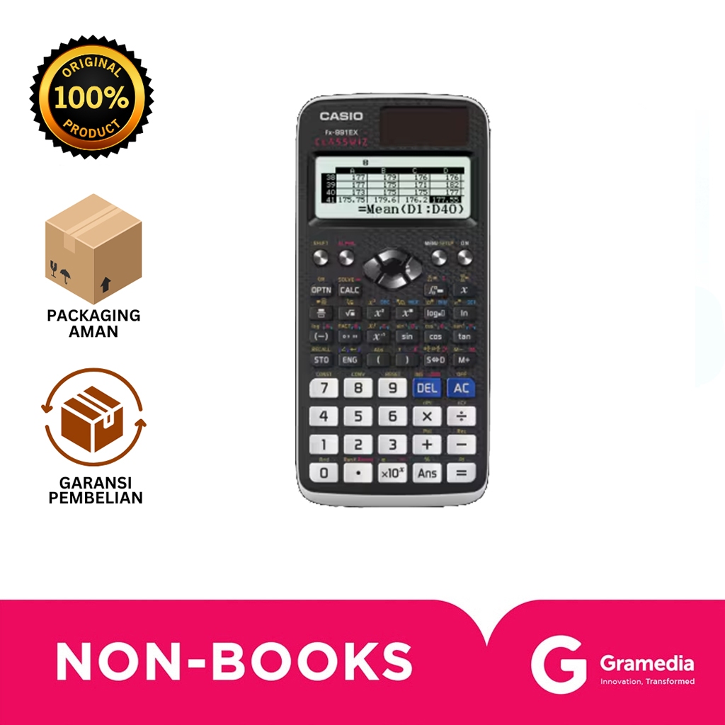 

Gramedia Bali - CASIO CALCULATOR FX-991EX.