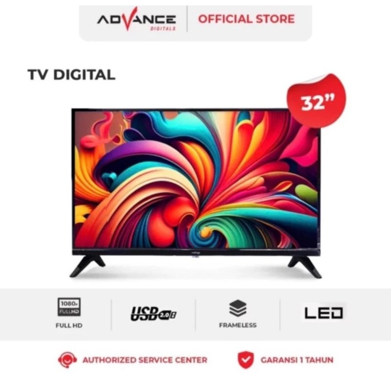 TV ADVANCE LED DIGITAL 32 INCH ADV-3202T TV 32INCH DIGITAL ADVANCE