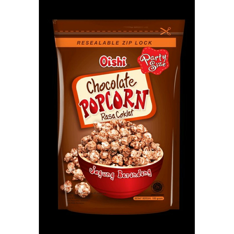 

oishi popcorn Coklat 2varian
