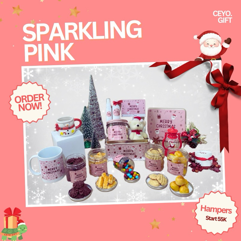 

✨Sparkling Pink Christmas Hampers 1-4✨