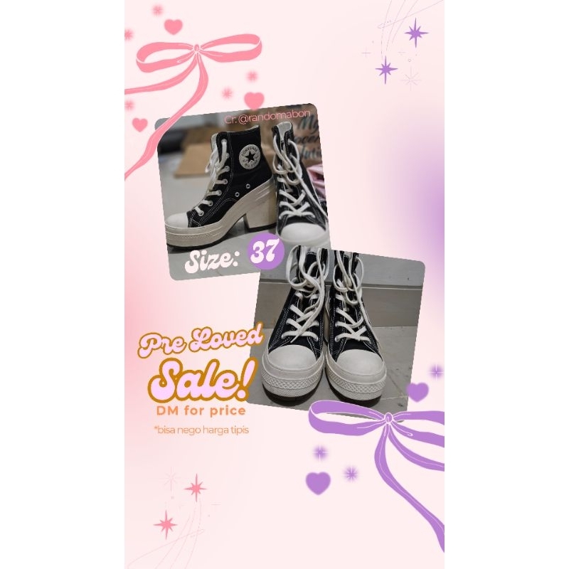 Converse Chuck 70 De Luxe Heel - Pre Loved