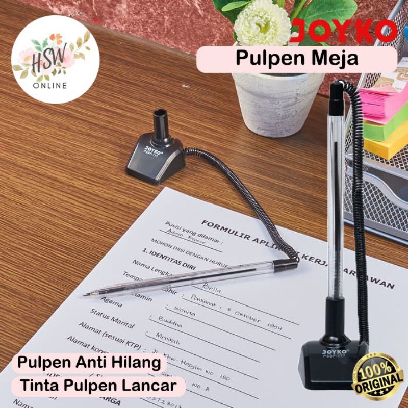 

Pulpen Meja Joyko Desk Pen Pena Kasir Anti Hilang Bolpoin Ballpoin