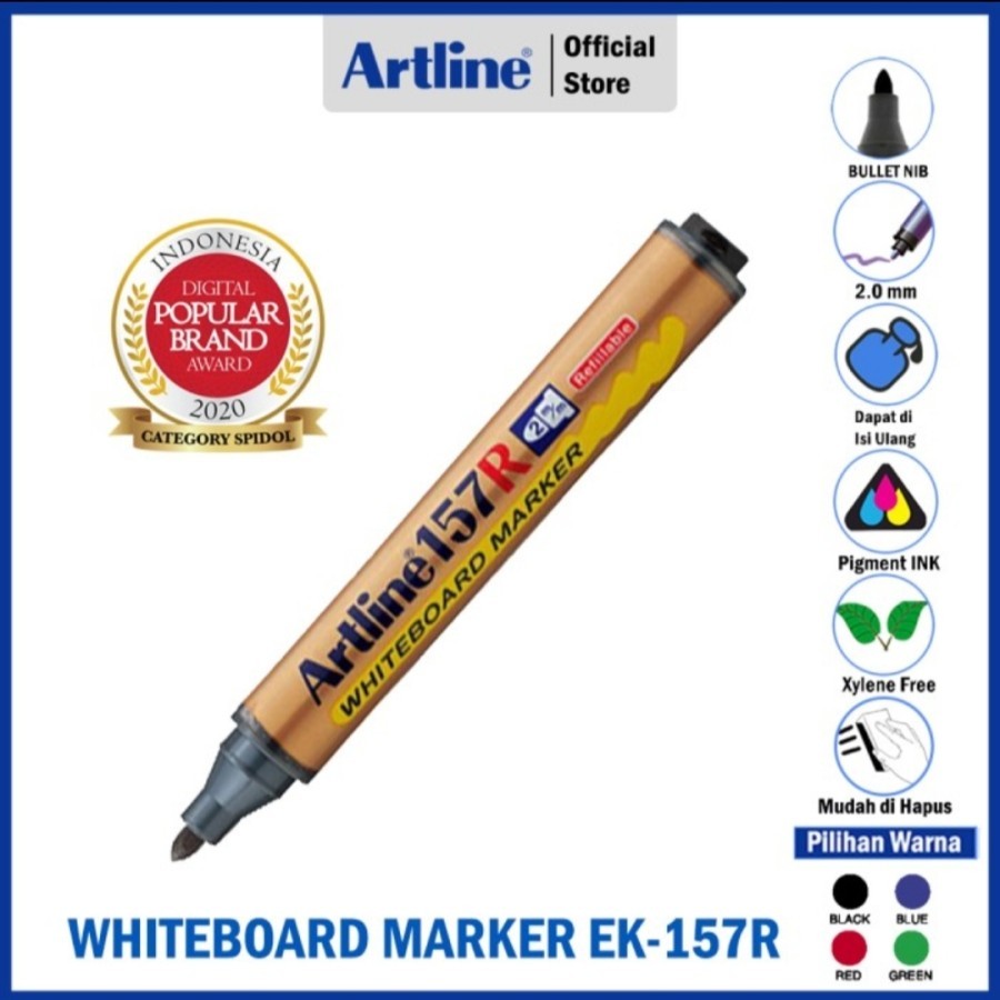 

ARTLINE Spidol Whiteboard Marker / Boardmarker EK-157R