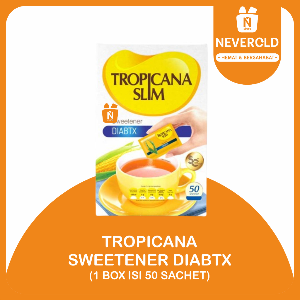 

TROPICANA SLIM - SWEETENER DIABTX ISI 50 SACHET