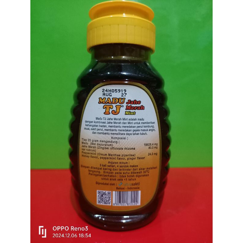 

MADU TJ Jahe Merah Mint
