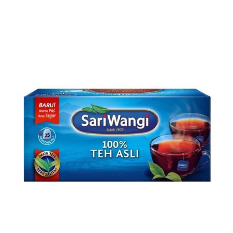 

sariwangi teh celup asli 25 sachet (1 box)