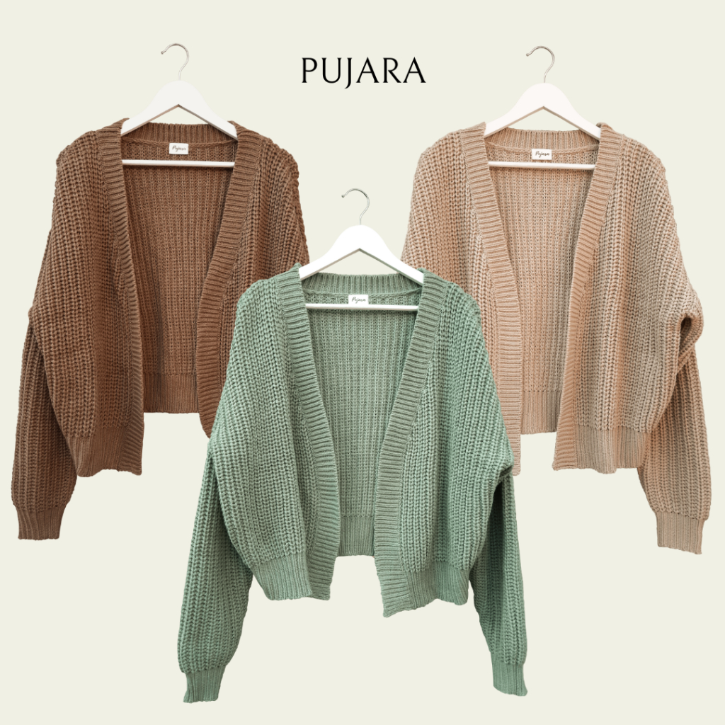 PUJARA - CARDIGAN RAJUT - LUNA CARDI