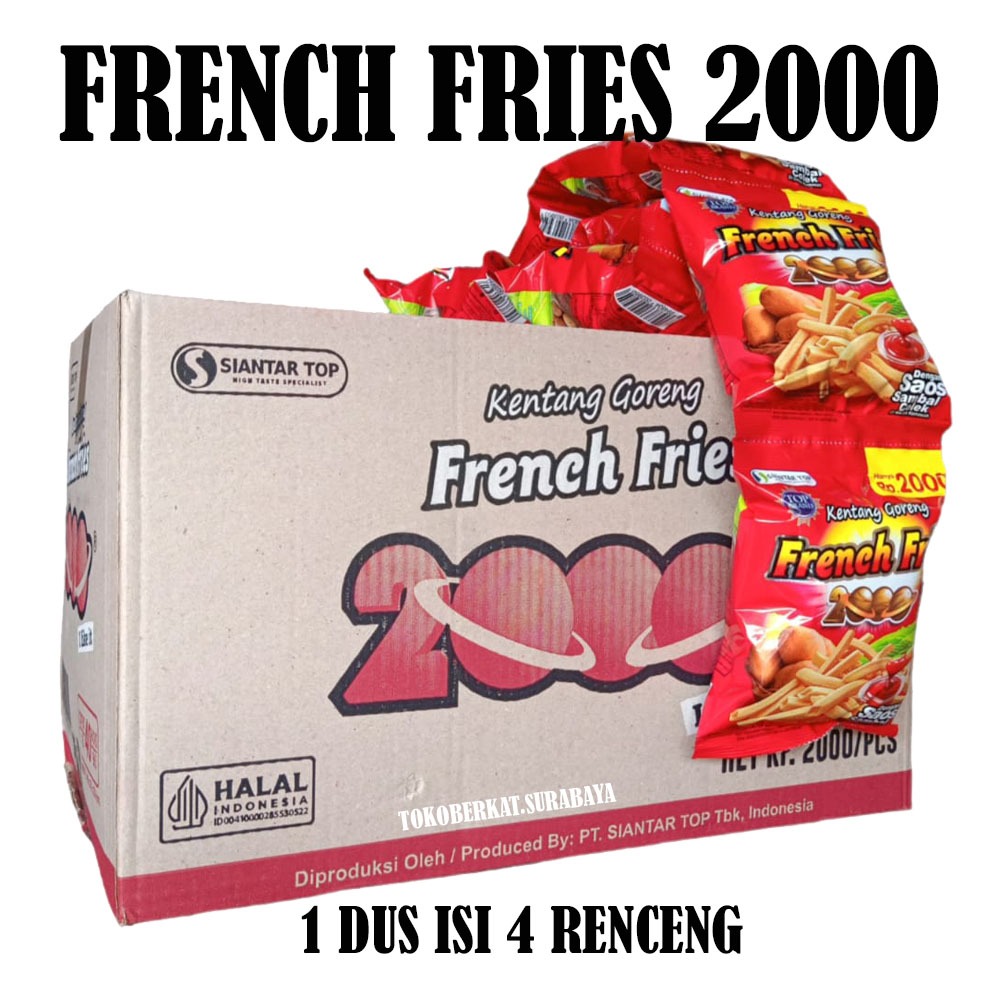 

FRENCH FRIES 2000 DUS ISI 4 RENCENG