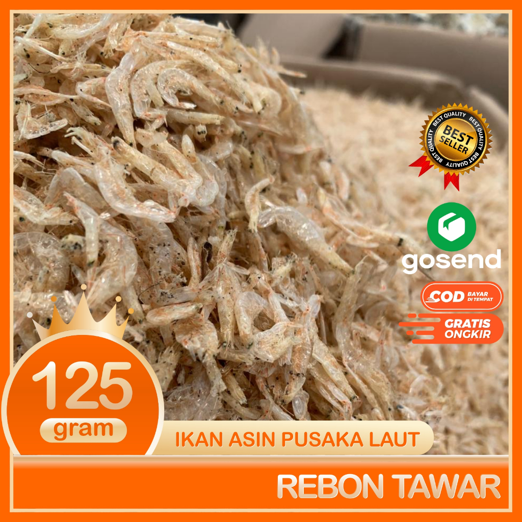 

Udang Rebon Tawar Super Asli Tawar 125 gr