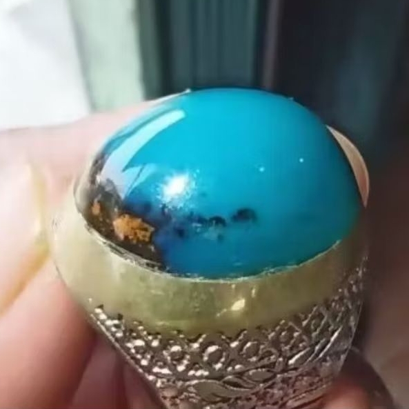 cincin batu akik bacan kembang natural asli batu alam