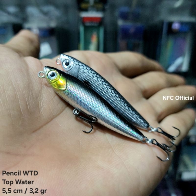 Lure Pencil WTD ZigZag 55s 5,5cm 3,2gram Top Water