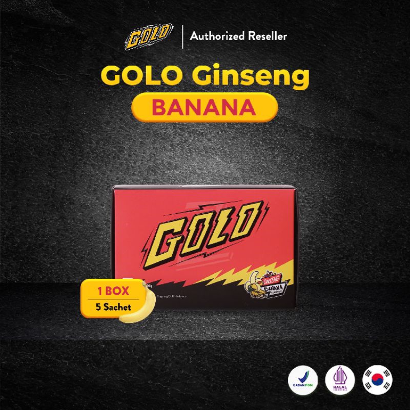 GOLO Ginseng Botanical Banana 1 Box