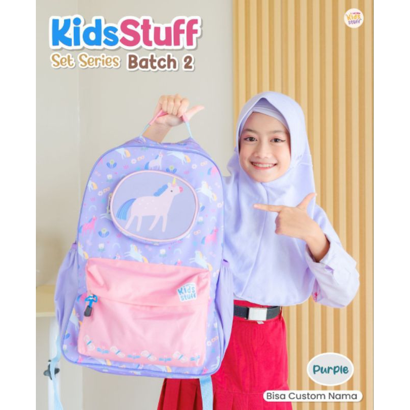 Backpack Sekolah Anak SD Tas ransel sekolah Upright