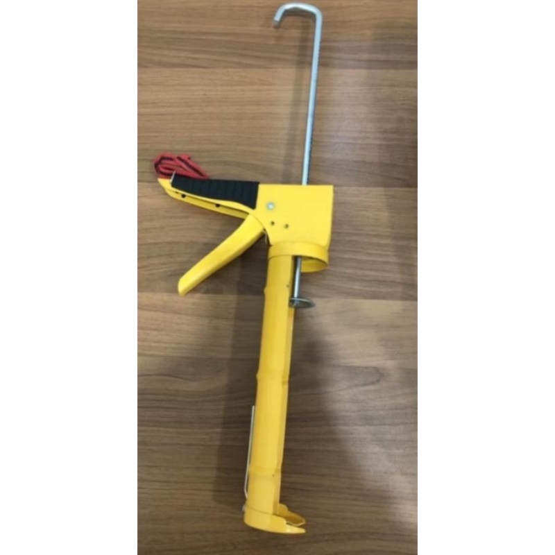 Gagang tembak lem kaca kuning besi sealant botol gun lem silicone tabung