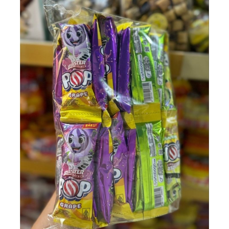 

Blaster Pop Permen Lolipop Kemasan 36pcs Rasa Mix