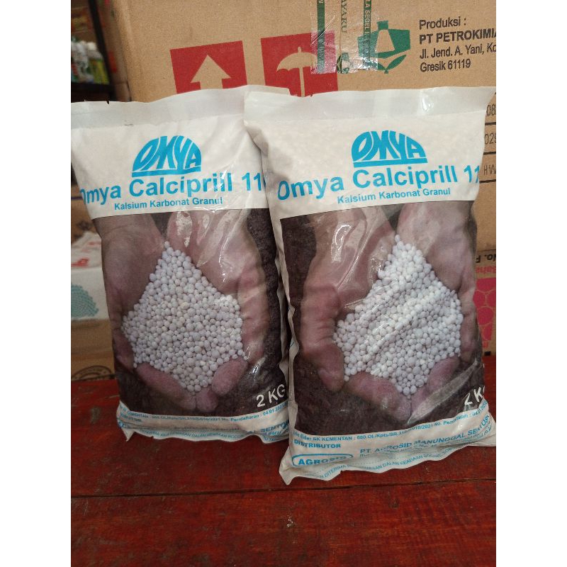 Pupuk Omya Calciprill - Kalsium Karbonat Granul
