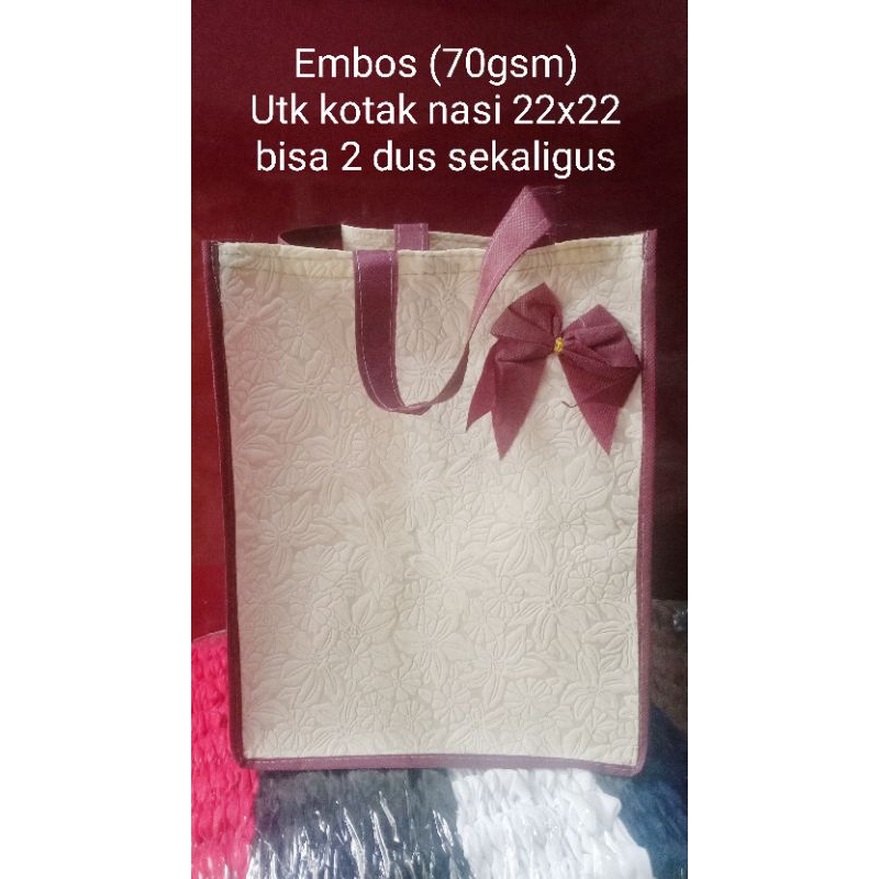 

[ 1 Lusin ] Tas Hajatan | Tas Souvenir | Embos