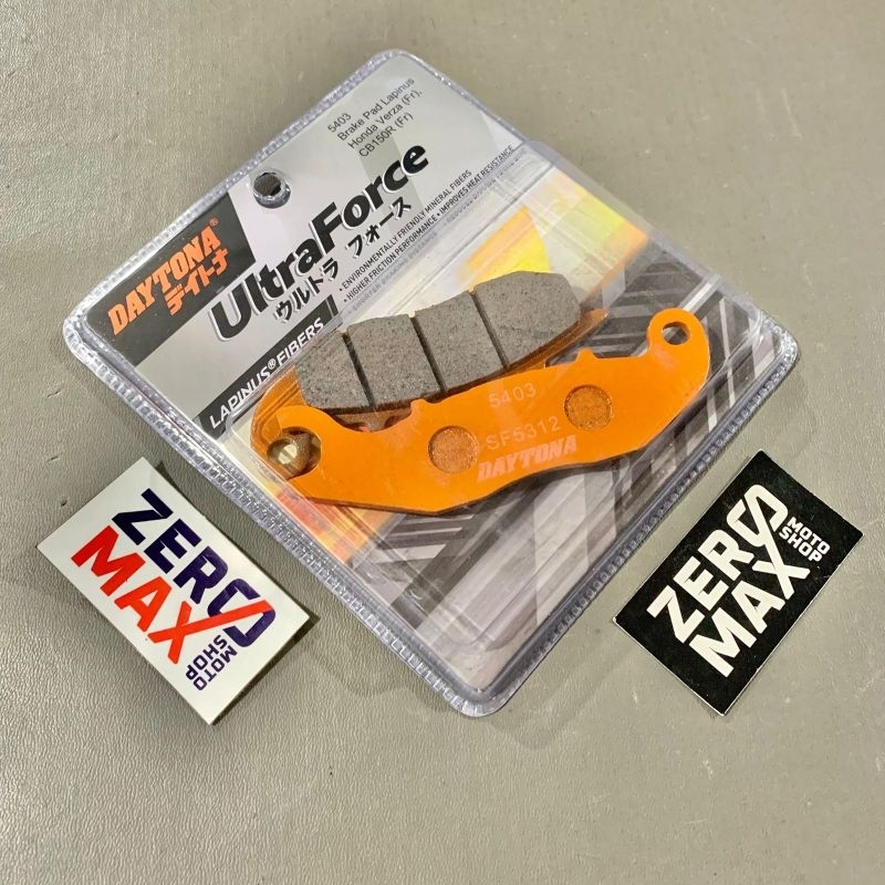 Kampas Rem Depan DAYTONA Lapinus Fibers Untuk Kaliper Nissin 2 Piston KANAN NMAX Aerox 155 Mio Smile