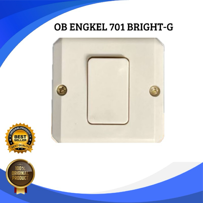 Saklar Bright-G Engkel Saklar Tunggal Bright-G OB Engkel 701