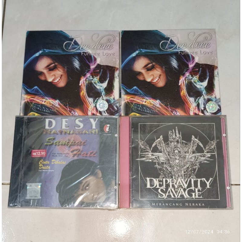 cd Indonesia DEE DEE-Funnee Love (1) / DEE DEE-Funnee Love (2) / DESY RATNASARI-Sampai Hati / DEPRAV