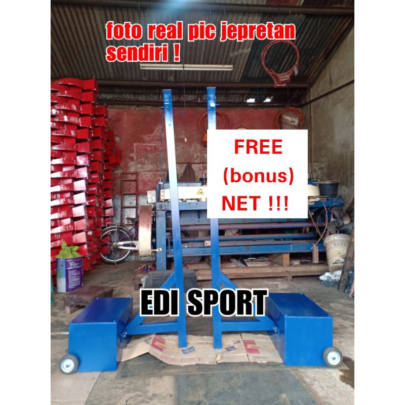TIANG BADMINTON PORTABLE // TIANG BULUTANGKIS // TIANG NET
