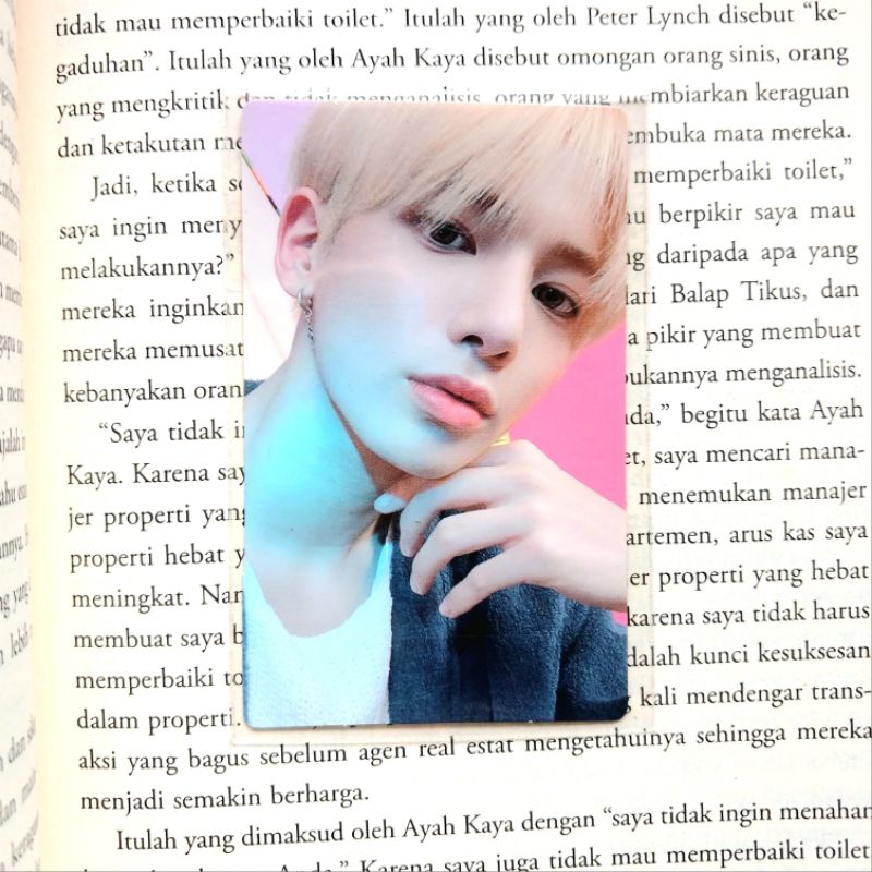 PHOTOCARD TAEHYUN TXT TOMORROW X TOGETHER ALBUM Minisode 1 : Blue Hour - AR Version Ver