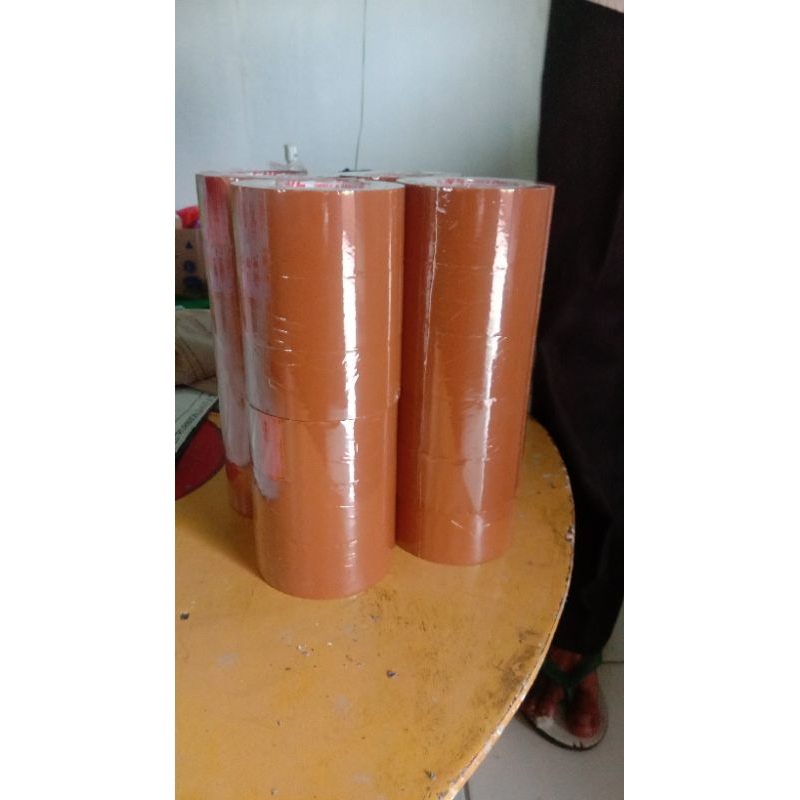 

Lakban coklat 1 slop ( 6 pc ) 300m x 45mm Full SNS Sticky N Strong