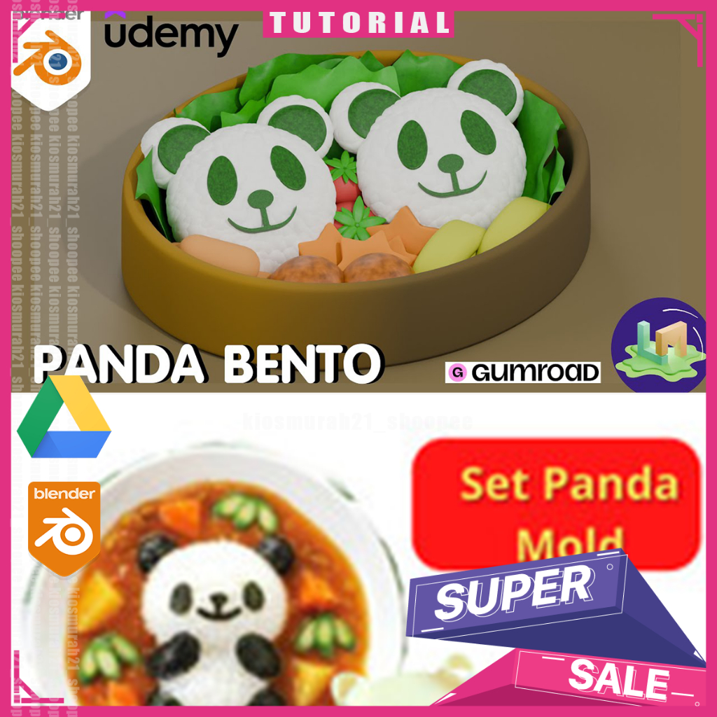 Blender 3D - Blender  Panda Bento 3D Blender Tutorial