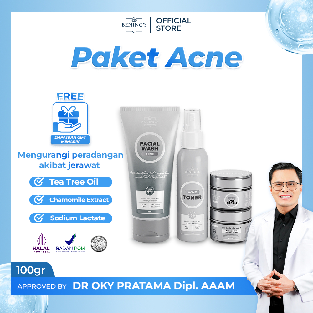 BENING'S SKINCARE DOCTOR OKY PRATAMA ACNE JERAWAT | BENING CLINIC | BENING SKINCARE DR OKY PRATAMA