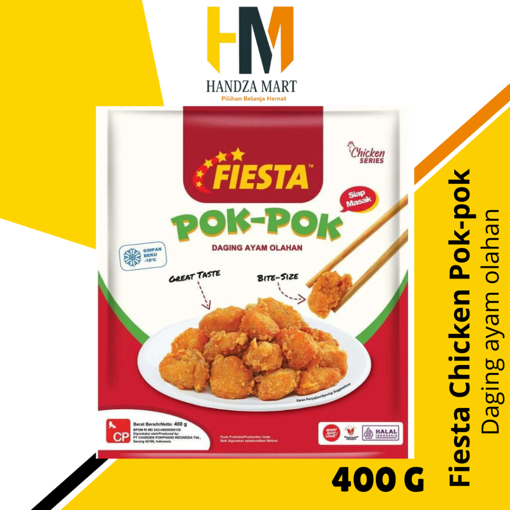 

FIESTA Pok Pok Daging Ayam Olahan/Chicken Pok Pok 400gr