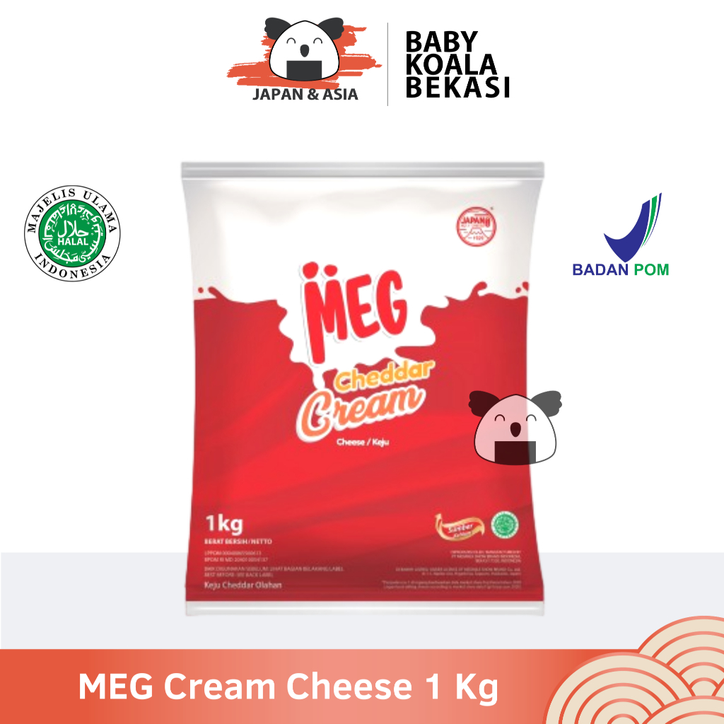 

MEG CHEESE Cheddar Cream 1 Kg Halal │ Chedar- Bekasi