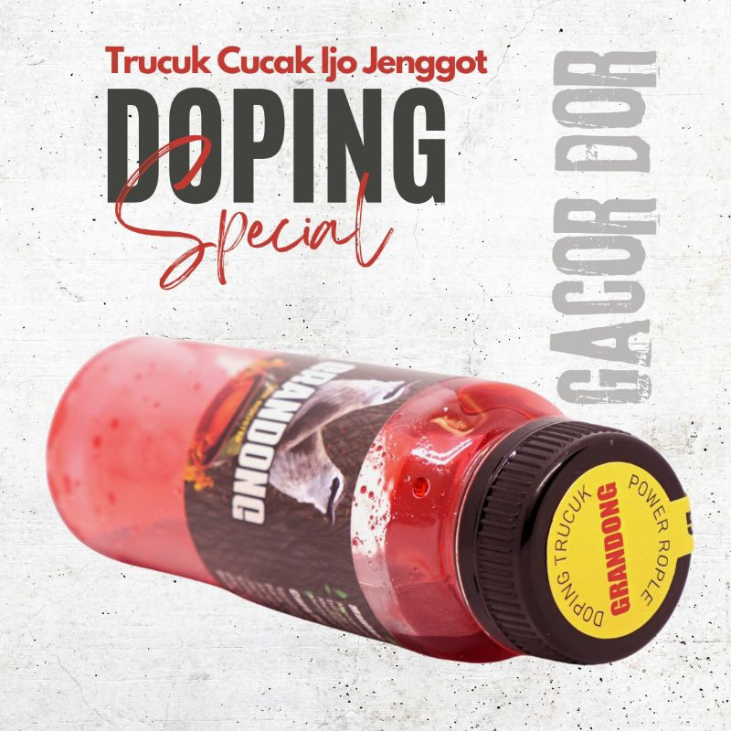 GRANDONG Doping Burung Trucukan Cucak Ijo Jenggot Kapas Tembak Ropel Cepat Gacor