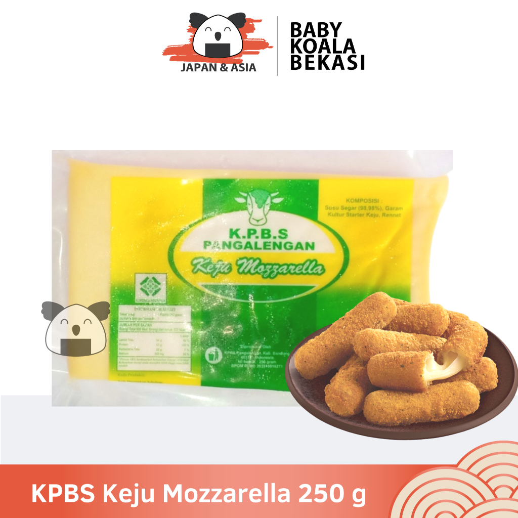 

Keju Mozarella KPBS 250 g Hala | Keju Asli Pangalengan - Bekasi