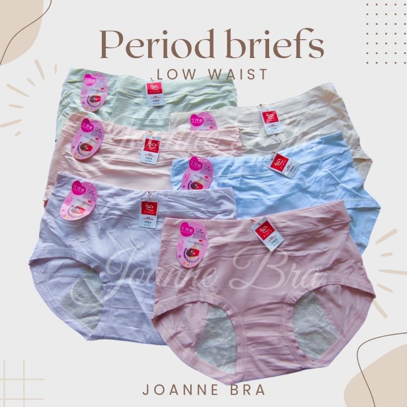 Elena Celana Dalam Menstruasi Wanita Katun E 9540 - CD fit bb 55kg Datang Bulan Nyaman Semi Highwais