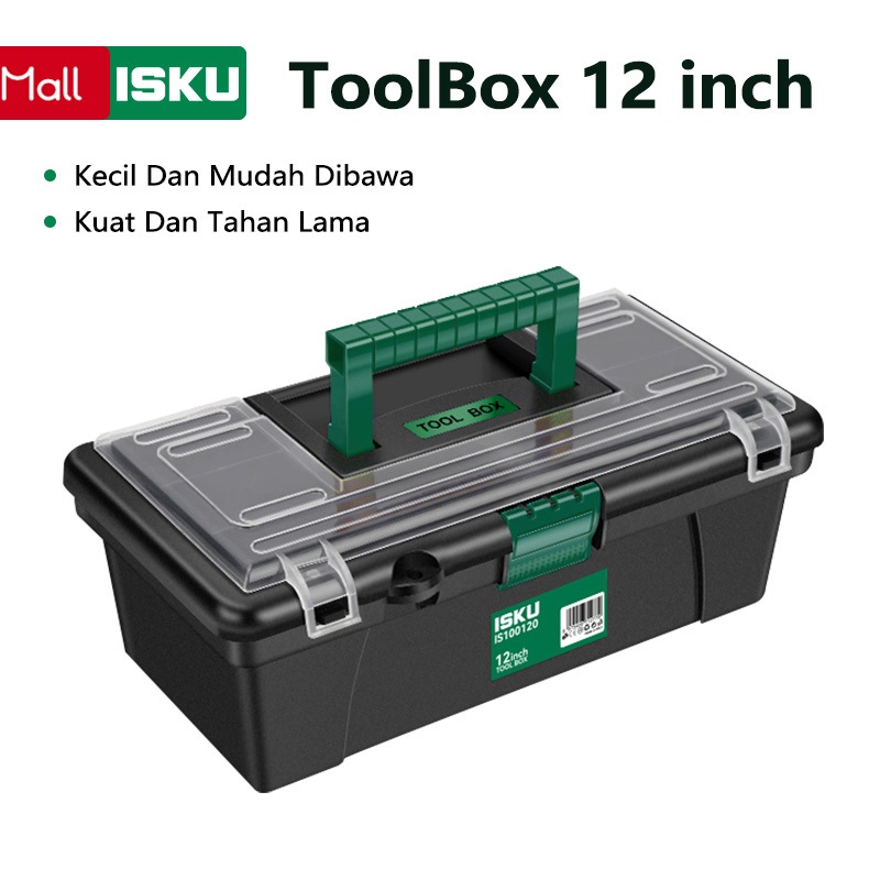 ISKU Tool Box Mini 12 Inch Kotak Perkakas Kecil (30*14*12cm)/Kotak Alat Multi