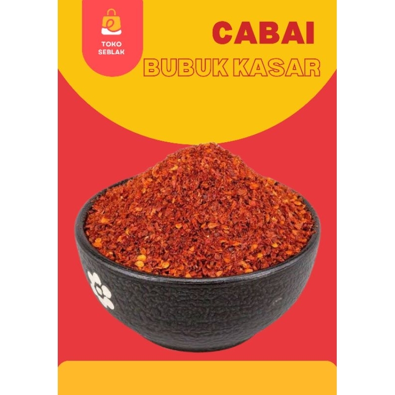 

toko seblak cabe bubuk kasar original 100gr/chili granule