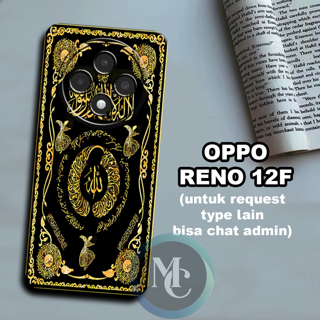 CC30/ Softcase karet lentur untuk OPPO Reno 12F/Motif cewek/case OPPO Reno 12F /kesing OPPO Reno 12F