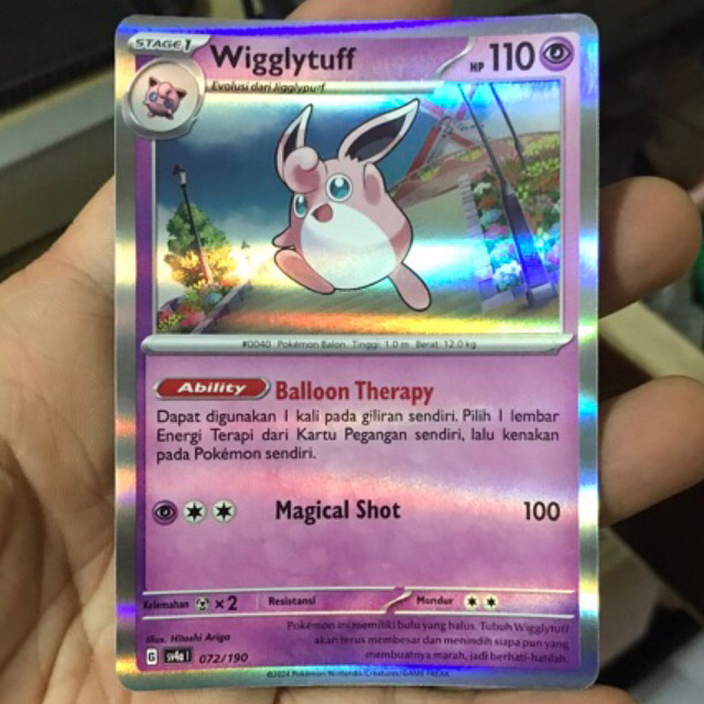 WIGGLYTUFF KARTU POKEMON LANGKA